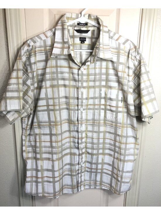 Dickies Other - Dickies Mens 2XL Multicolored Striped Full Button Shirt Camping Outdoors Cabin